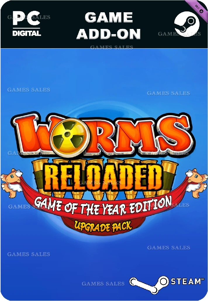 ✅💙WORMS RELOADED: GAME OF THE YEAR UPGRADE PACK💙STEAM