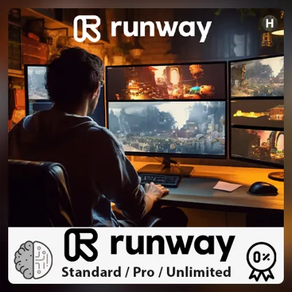 🤖 ⭐ RUNWAY ML 🔥 ПРОДЛЕНИЕ/ПОДПИСКА - БЫСТРО - 1 МЕСЯЦ ⭐