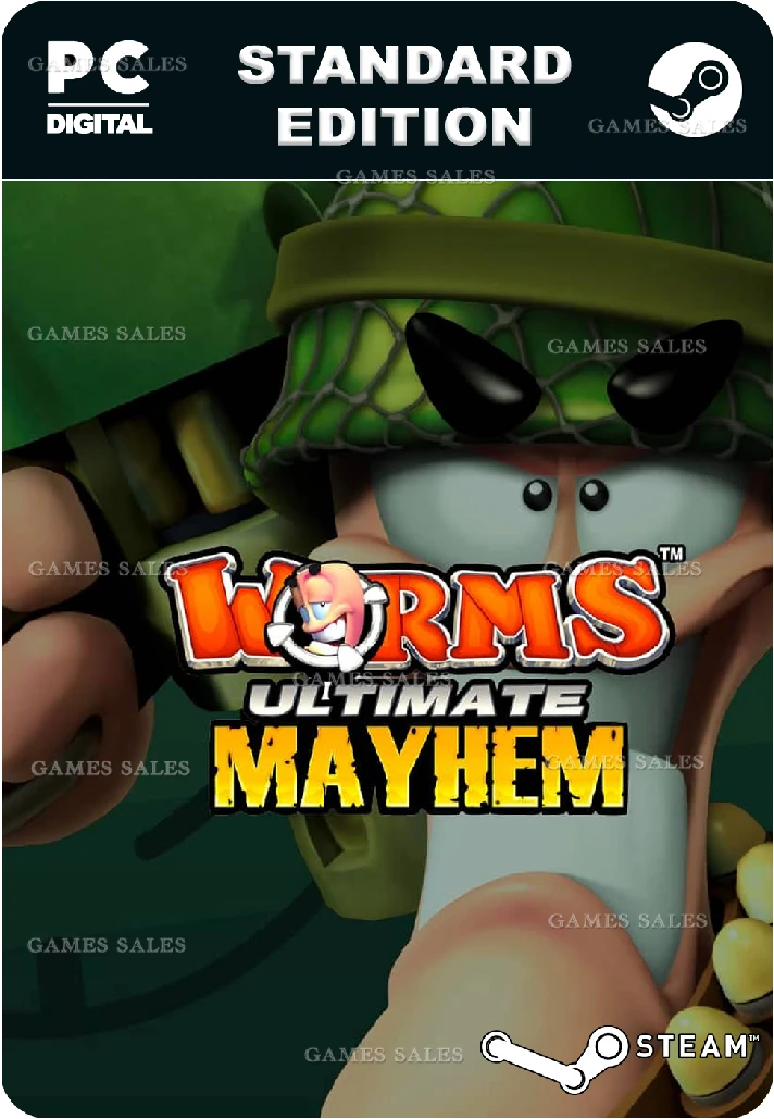 ✅💙WORMS ULTIMATE MAYHEM💙STEAM GIFT🤖AUTODELIVERY🤖