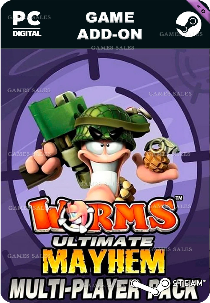 ✅💙WORMS ULTIMATE MAYHEM - MULTIPLAYER PACK DLC💙STEAM