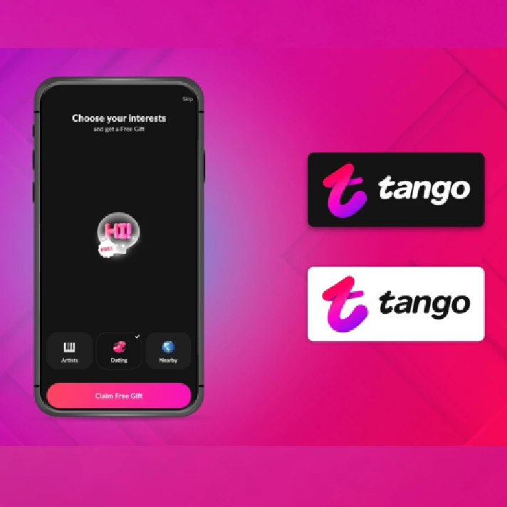 ⭐ TANGO LIVE GIFT CARD 120-600-1200-2600-6500-13500