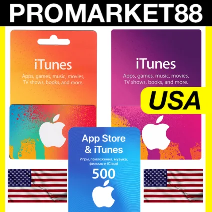 ⭐ 🇺🇸 App Store/iTunes Подарочная карта США / USA / USD