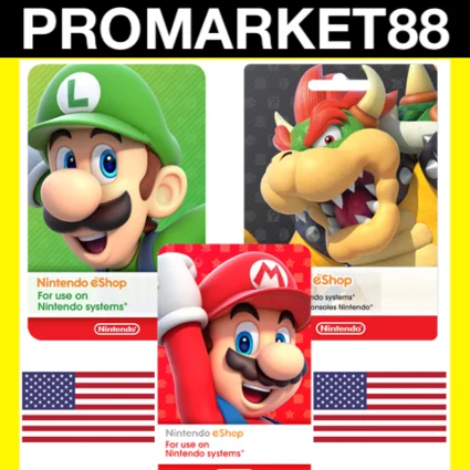 ⭐ ️🇺🇸 Nintendo eShop Gift Card КОД БАЛАНС США USA / US