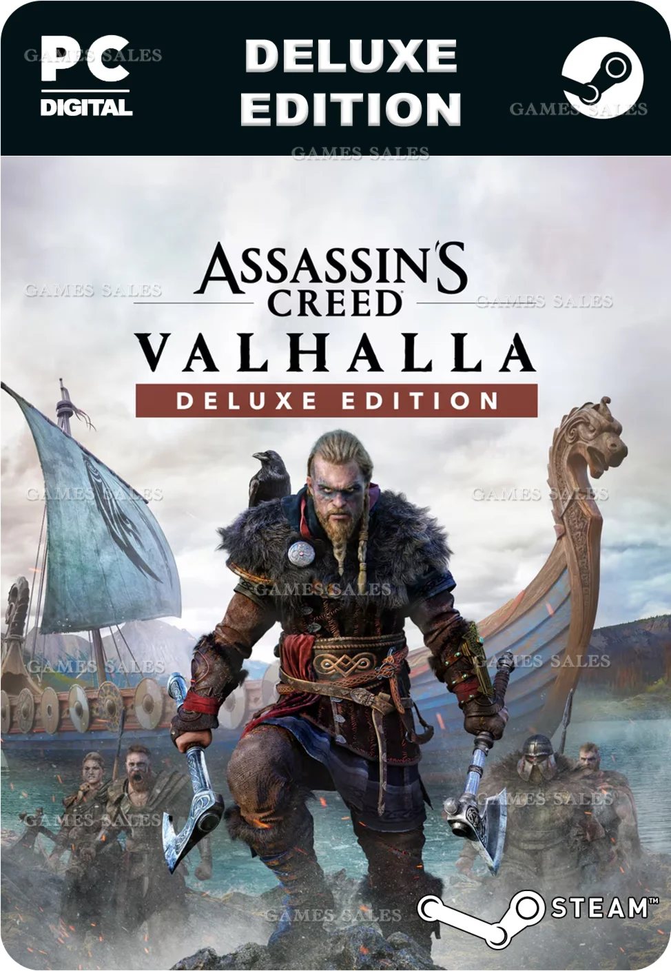 ASSASSIN\'S CREED VALHALLA DELUXE EDITIONSTEAM GIFT
