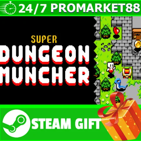 ⭐️ВСЕ СТРАНЫ+РОССИЯ⭐️ SUPER Dungeon Muncher STEAM GIFT