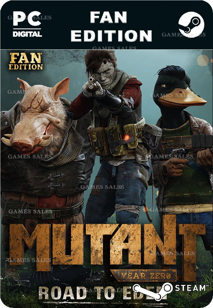 ✅💙MUTANT YEAR ZERO: ROAD TO EDEN - FAN EDITION💙STEAM