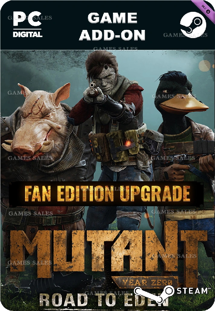 ✅💙MUTANT YEAR ZERO: ROAD TO EDEN - FAN EDITION CONTENT