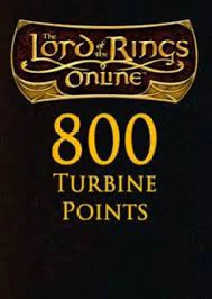 Lord of the Rings Online: Turbine 800 Points