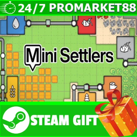 ⭐️ВСЕ СТРАНЫ+РОССИЯ⭐️ Mini Settlers STEAM GIFT
