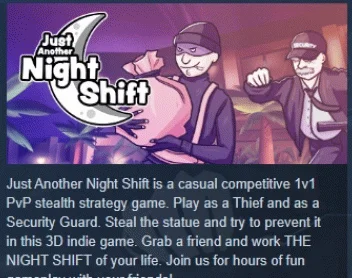 Just Another Night Shift  АВТОДОСТАВКА STEAM РОССИЯ