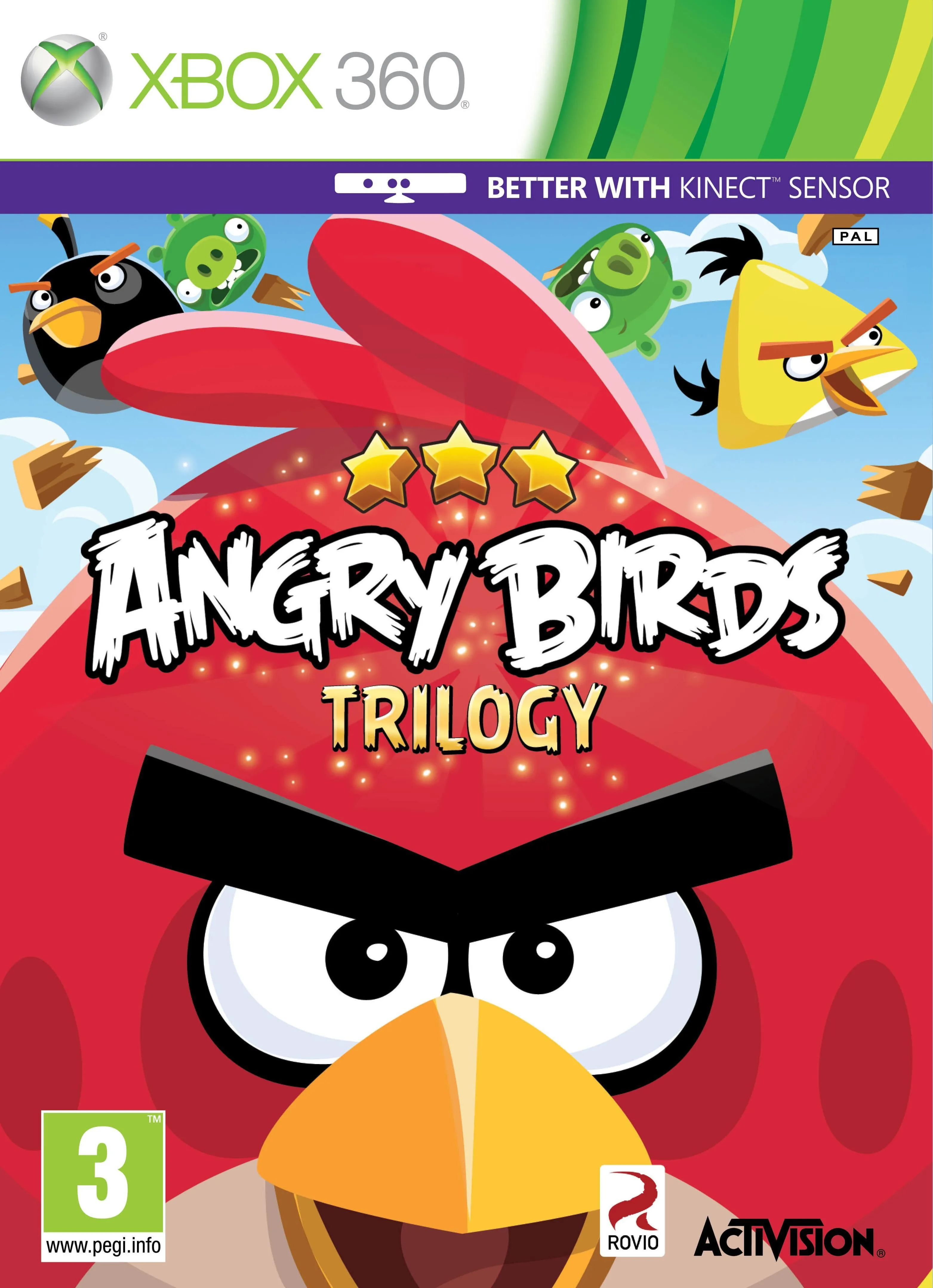 XBOX 360 |41| Angry Birds Trilogy + Minecraft + 2