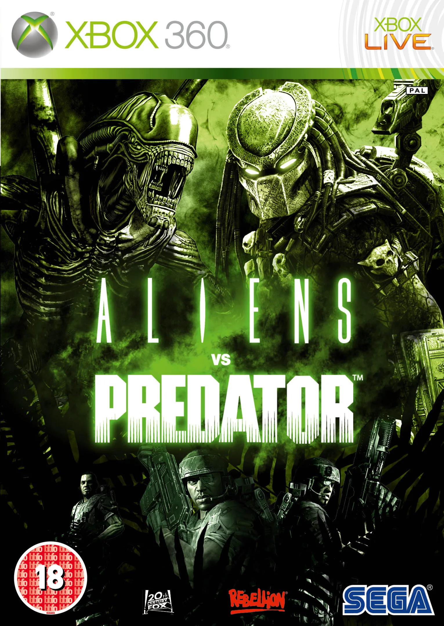 XBOX 360 |47| Aliens vs. Predator + Hitman + 3