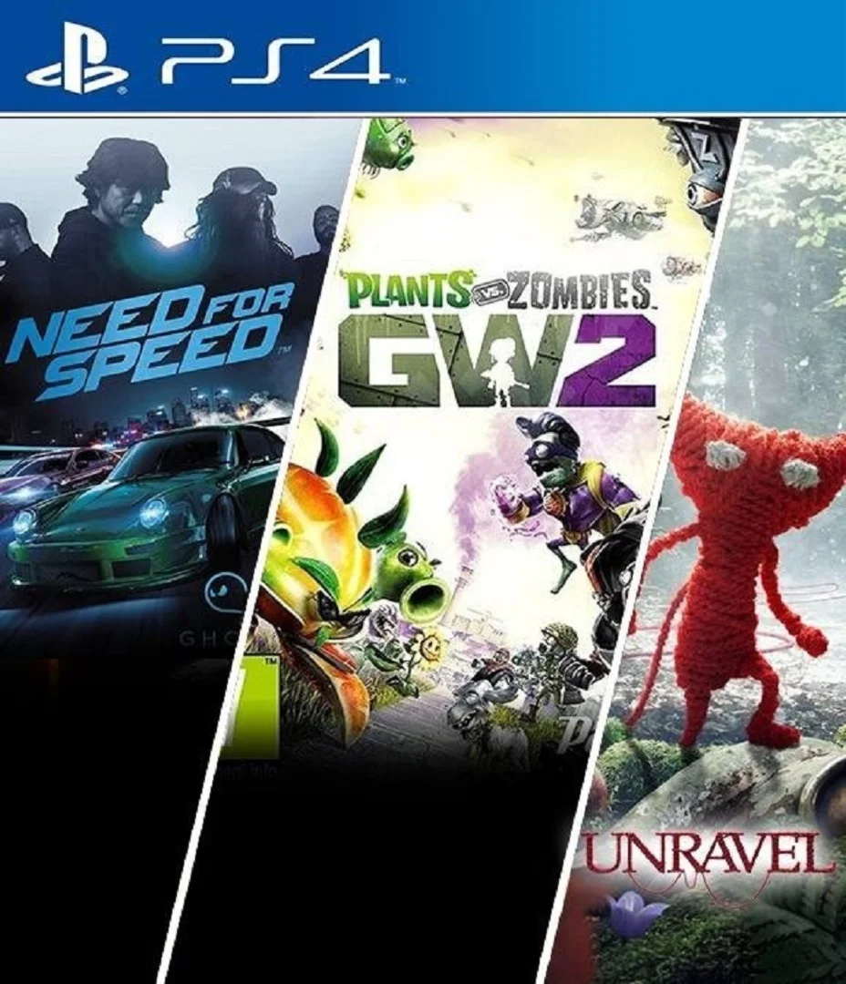 Need For Speed + Unravel + Abzu + P.vs.Z (PS4/RU)  П3