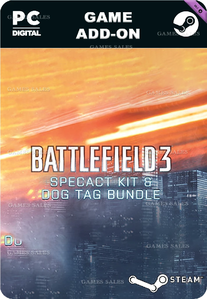 ✅💙BATTLEFIELD 3™ SPECACT KIT & DOG TAG BUNDLE💙STEAM