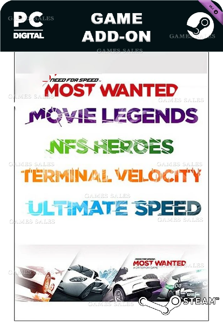 ✅💙NEED FOR SPEED™ MOST WANTED COMPLETE DLC BUNDLE💙