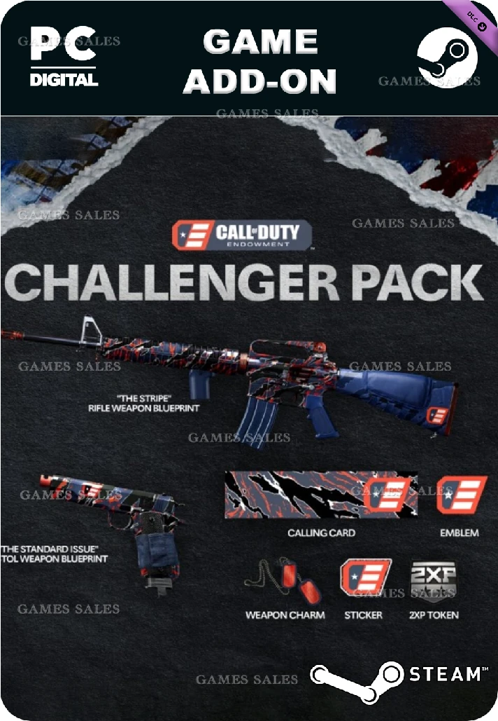 ✅💙CALL OF DUTY ENDOWMENT (C.O.D.E.) - CHALLENGER PACK