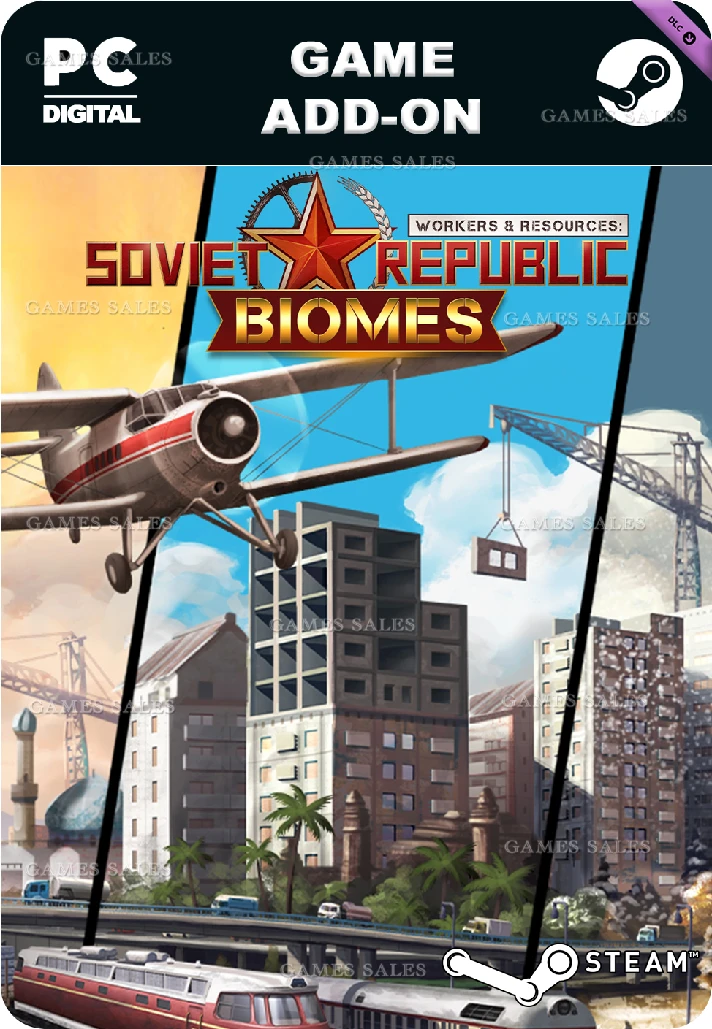 ✅💙WORKERS & RESOURCES: SOVIET REPUBLIC - BIOMES💙STEAM