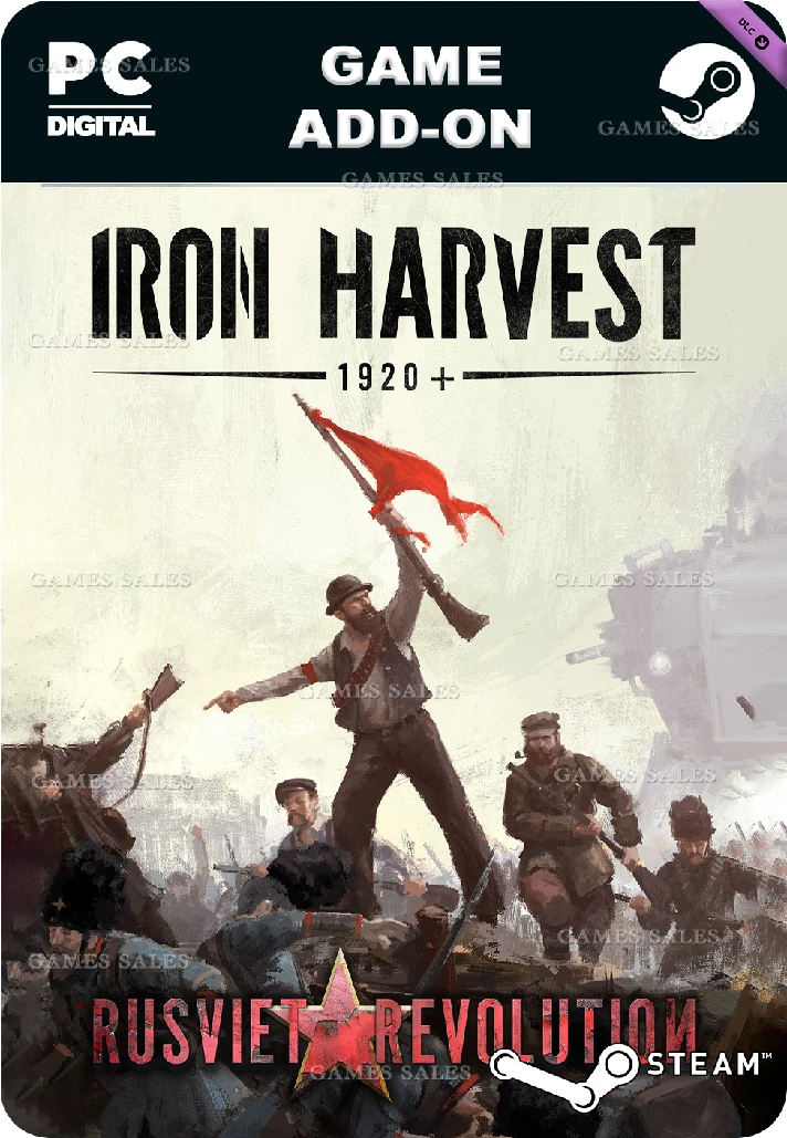 ✅💙IRON HARVEST: RUSVIET REVOLUTION💙STEAM GIFT🤖AUTO