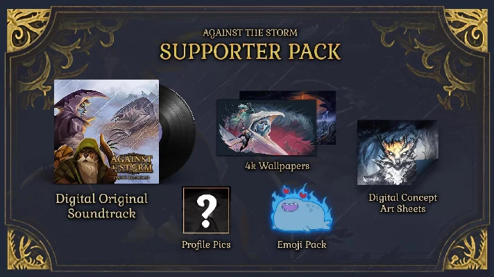 DLC Against the Storm - Supporter Pack STEAM KEY🔑