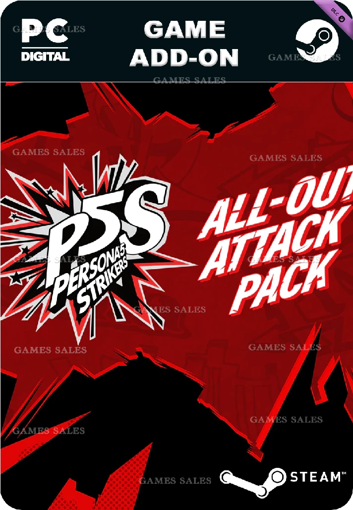 ✅💙PERSONA 5 STRIKERS - ALL-OUT ATTACK PACK💙STEAM GIFT