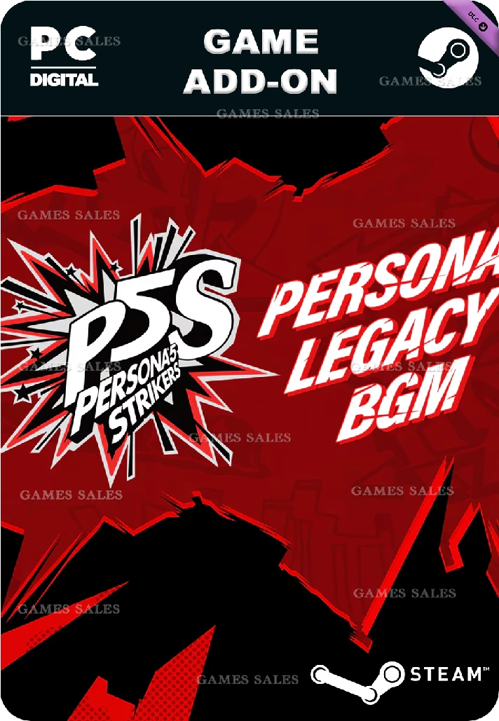 ✅💙PERSONA® 5 STRIKERS - LEGACY BGM PACK💙STEAM GIFT🤖