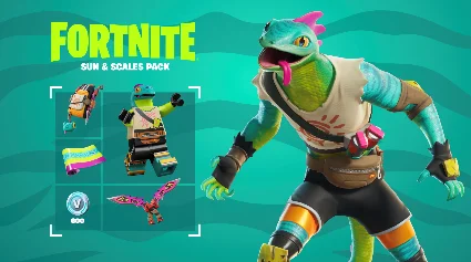 🟡 FORTNITE Набор Опасная рептилия 600Vb XBOX|PC Активац