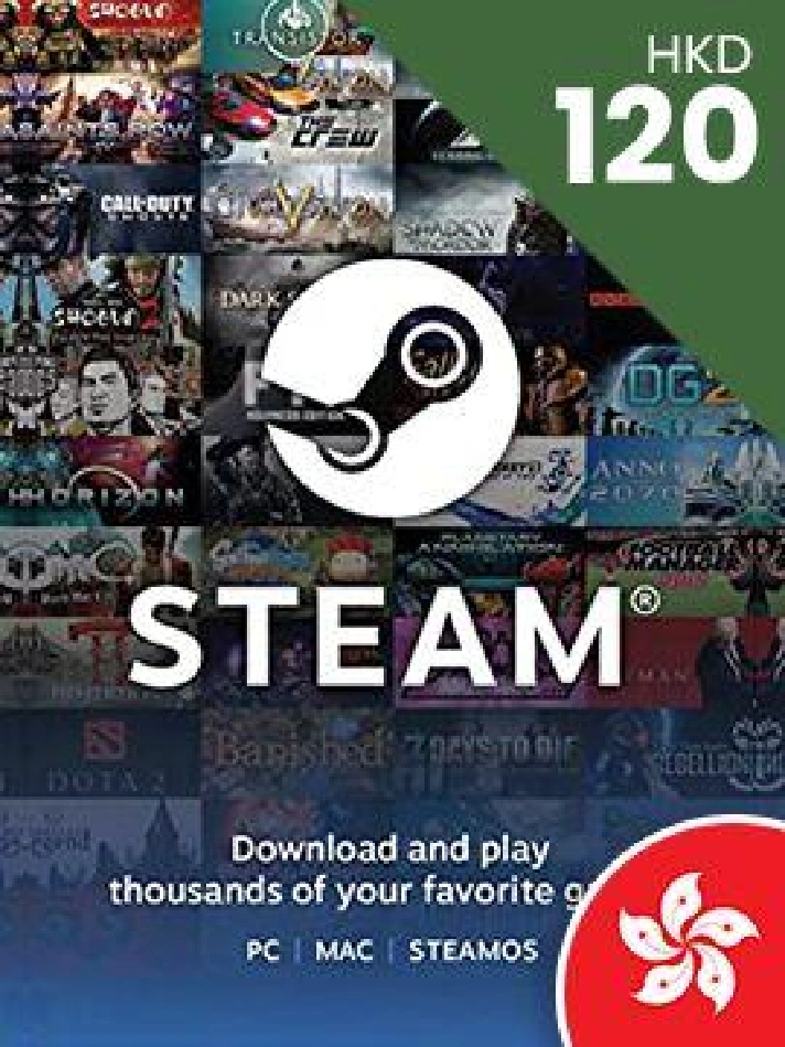 Steam Wallet code 100 HKD