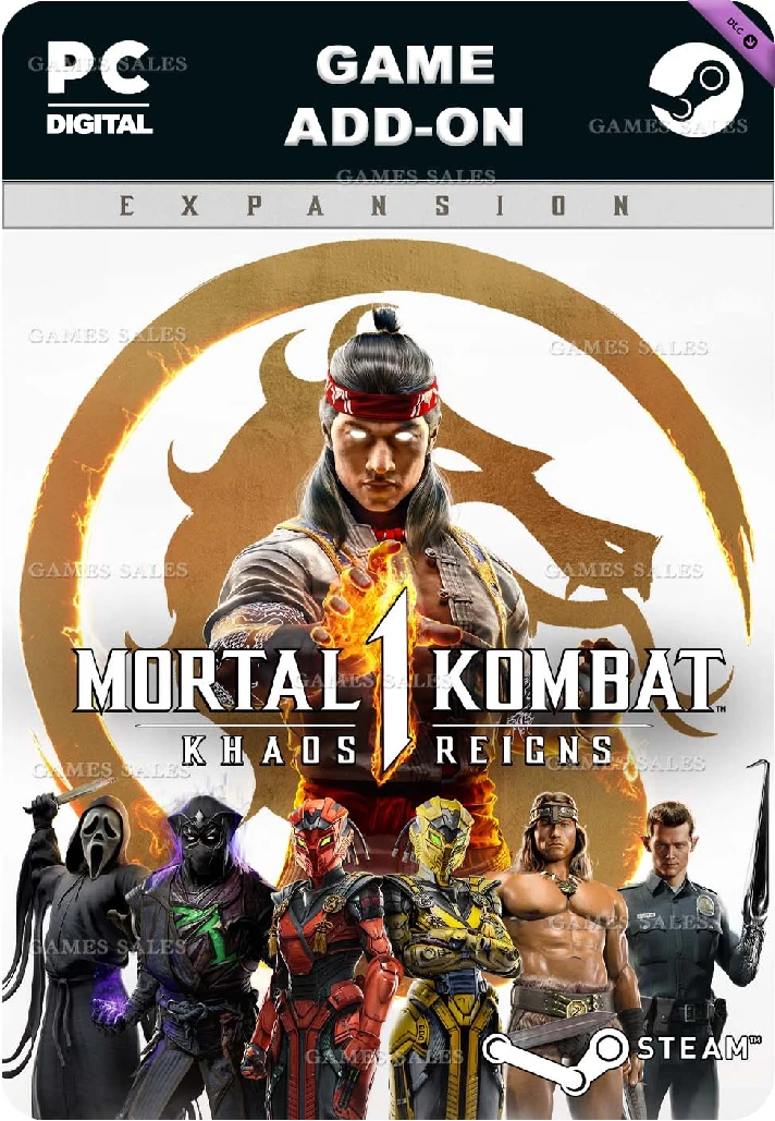 ✅💙MK1: KHAOS REIGNS EXPANSION💙STEAM GIFT🤖AUTO