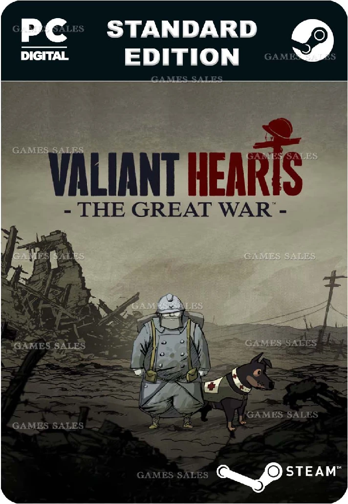 ✅💙VALIANT HEARTS: THE GREAT WAR💙STEAM GIFT🤖AUTO