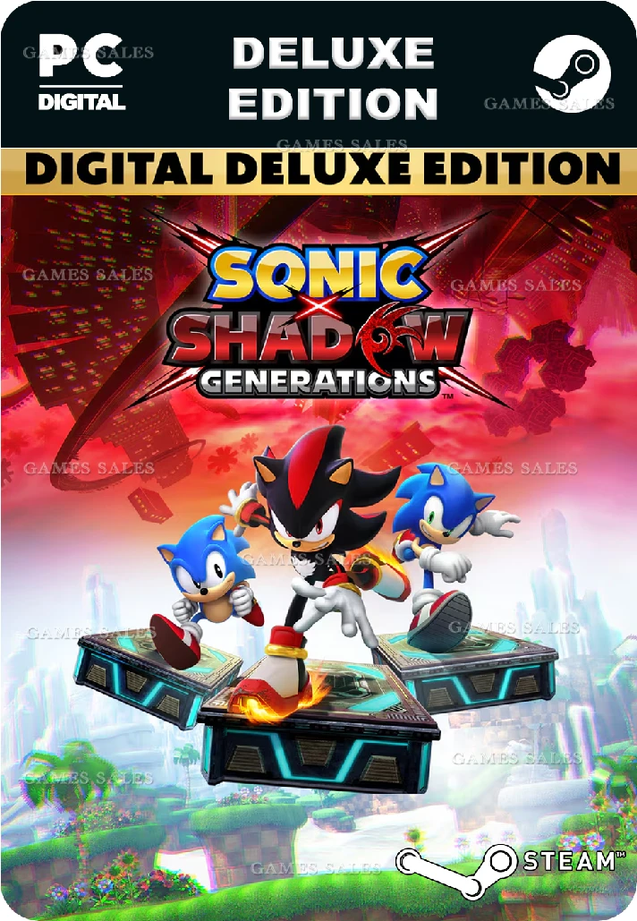 ✅💙SONIC X SHADOW GENERATIONS DIGITAL DELUXE EDITION💙