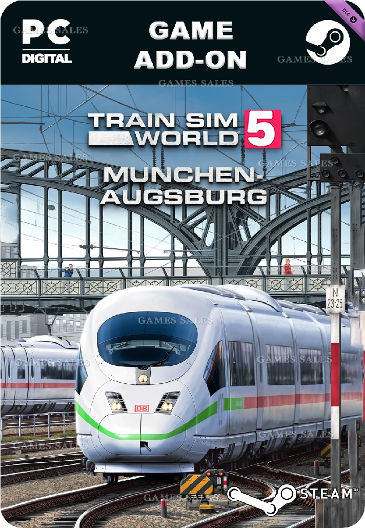 ✅💙TSW 5: HAUPTSTRECKE MUNCHEN - AUGSBURG ROUTE ADD-ON