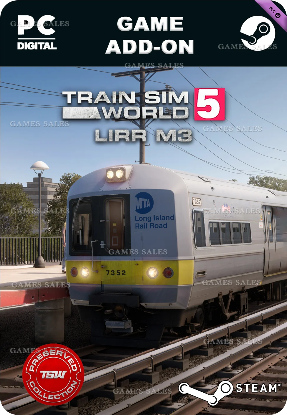 TRAIN SIM WORLD® 5: LIRR M3 EMU ADD-ONSTEAM GIFT????