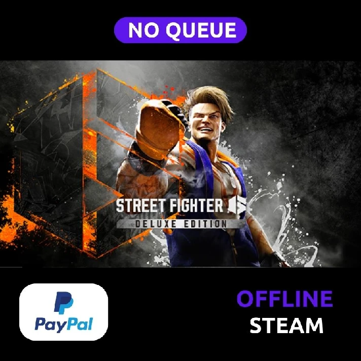 Street Fighter 6 + All DLC Characters | Offline |PAYPAL