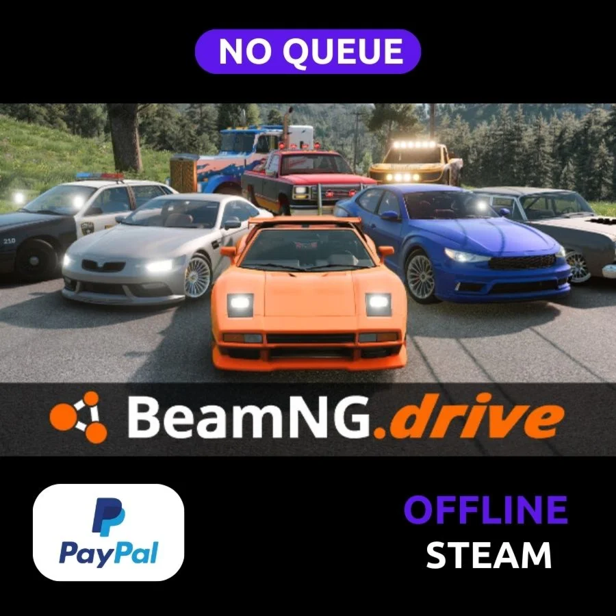 BeamNG.drive ALL DLC | Steam Offline | PAYPAL
