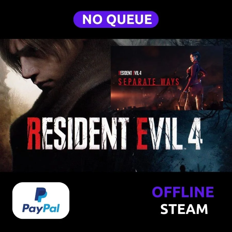 Resident Evil 4 + Last DLC | Steam Offline | PAYPAL