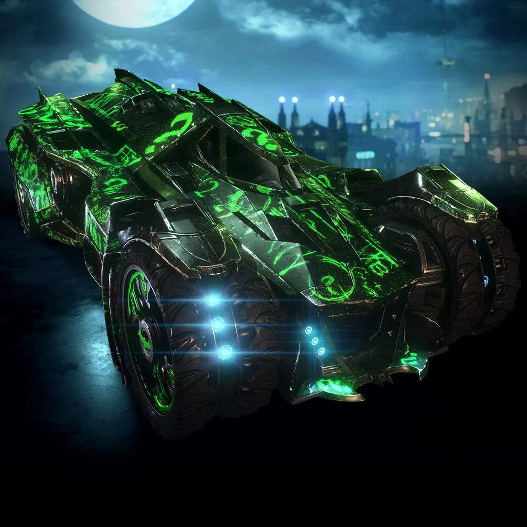 Riddler Themed Batmobile Skin