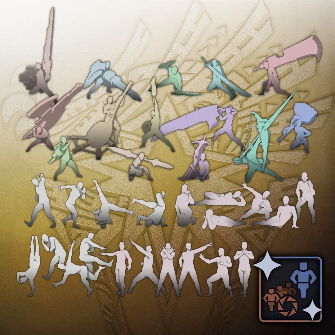 MHWI  Complete Gesture  Pose Pack