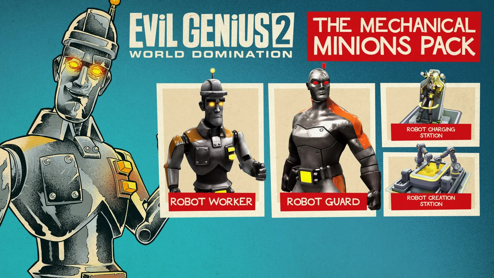 Evil Genius 2 Mechanical Minions Pack