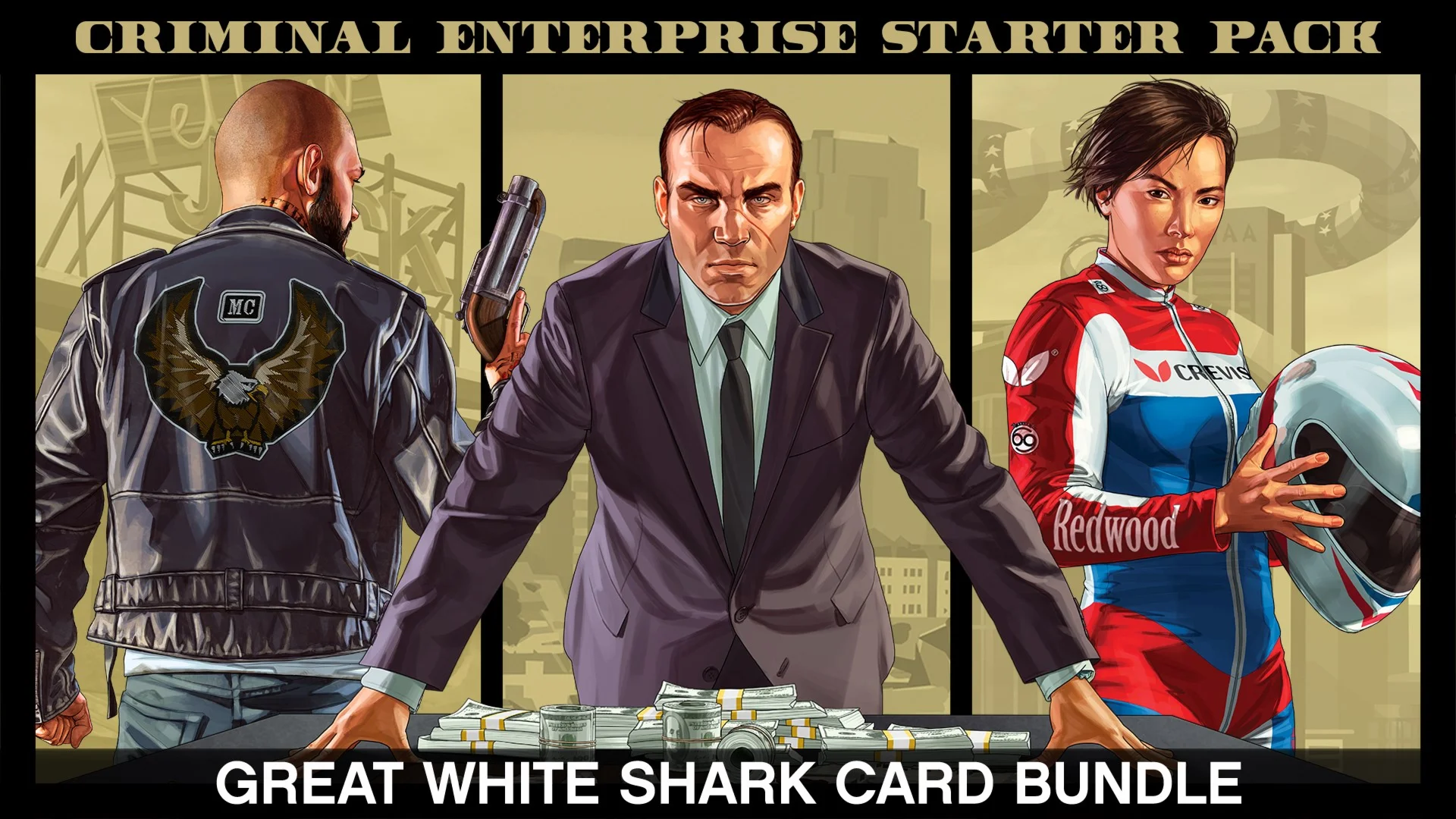 Criminal Enterprise Starter Pack and Great White Shark