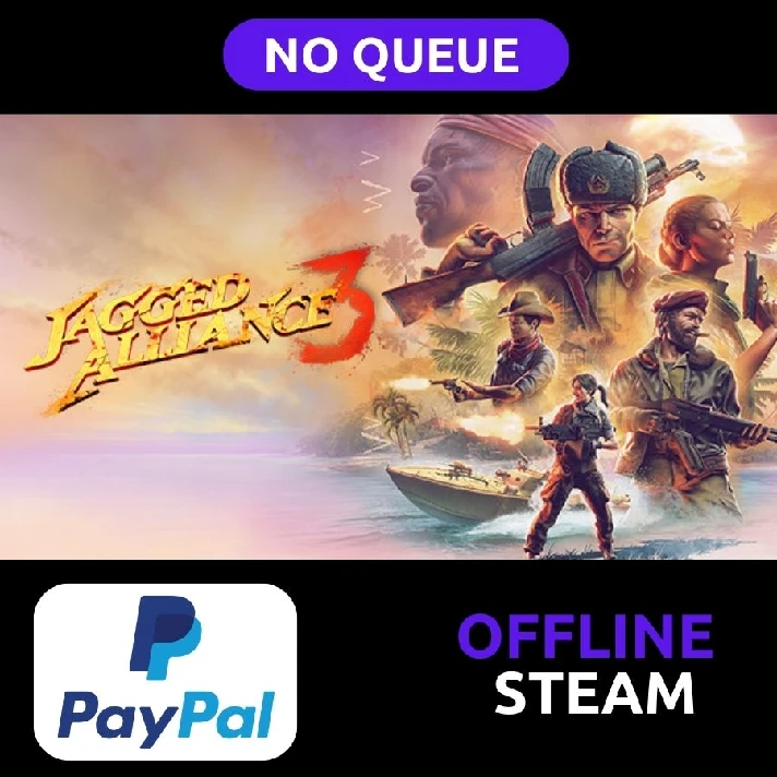 Jagged Alliance 3 | Steam Offline | NO QUEUE | PAYPAL