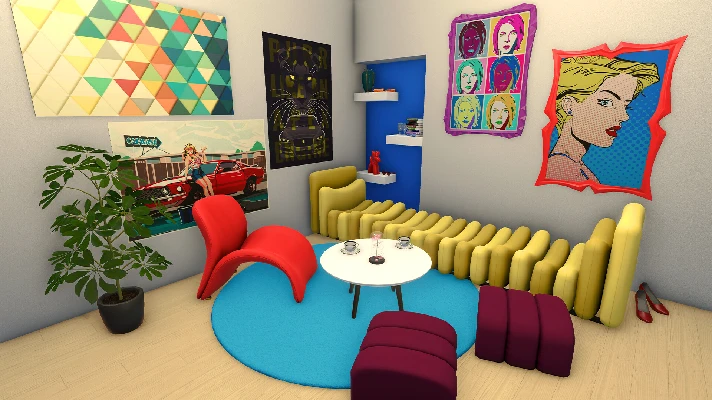 🚀 House Flipper - Pop Art Furniture Pack 🤖 Steam Gift