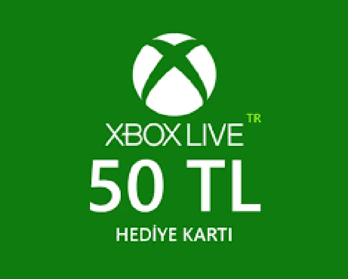 XBOX 50 TRY  GİFT CARD (TURKEY) 24/7 BOT DELİVERY