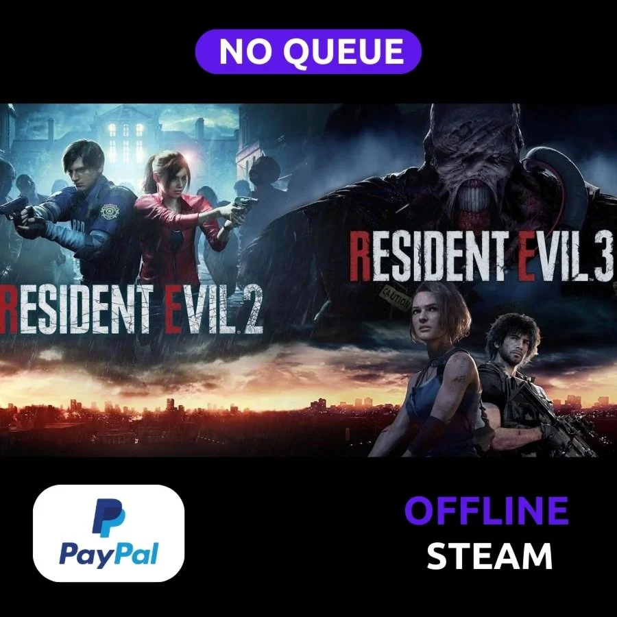 Resident Evil 2 + Resident Evil 3 | Offline | PAYPAL