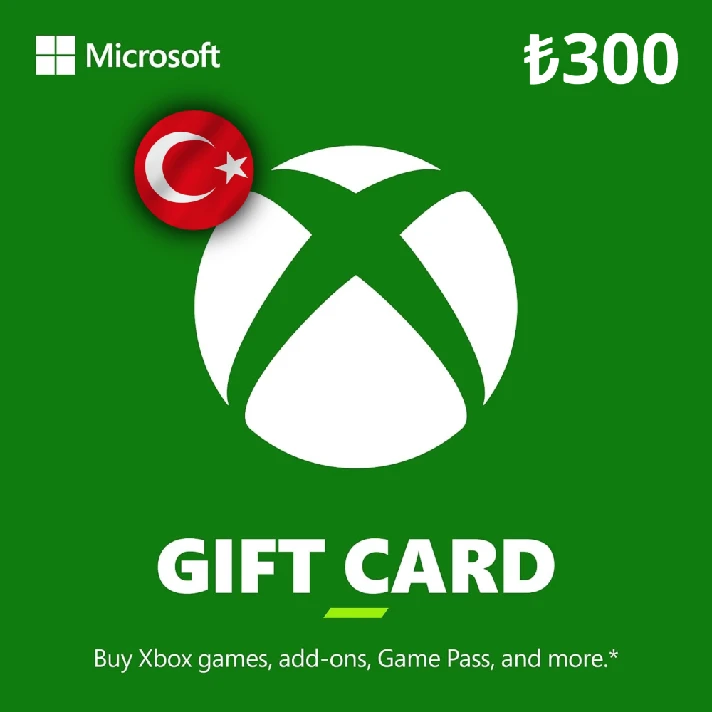 XBOX 300 TRY GİFT CARD (TURKEY) 24/7 BOT DELİVERY