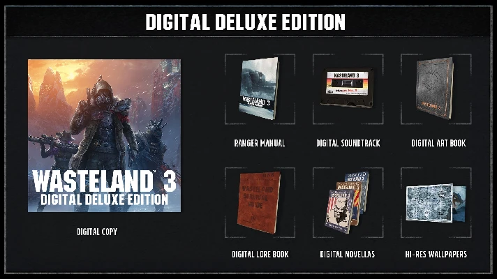 ✅💙WASTELAND 3 DIGITAL DELUXE EXTRAS💙STEAM GIFT🤖AUTO