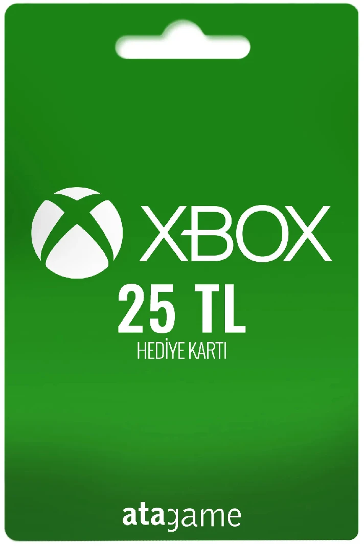 XBOX 25 TRY GİFT CARD (TURKEY)  24/7 BOT DELİVERY