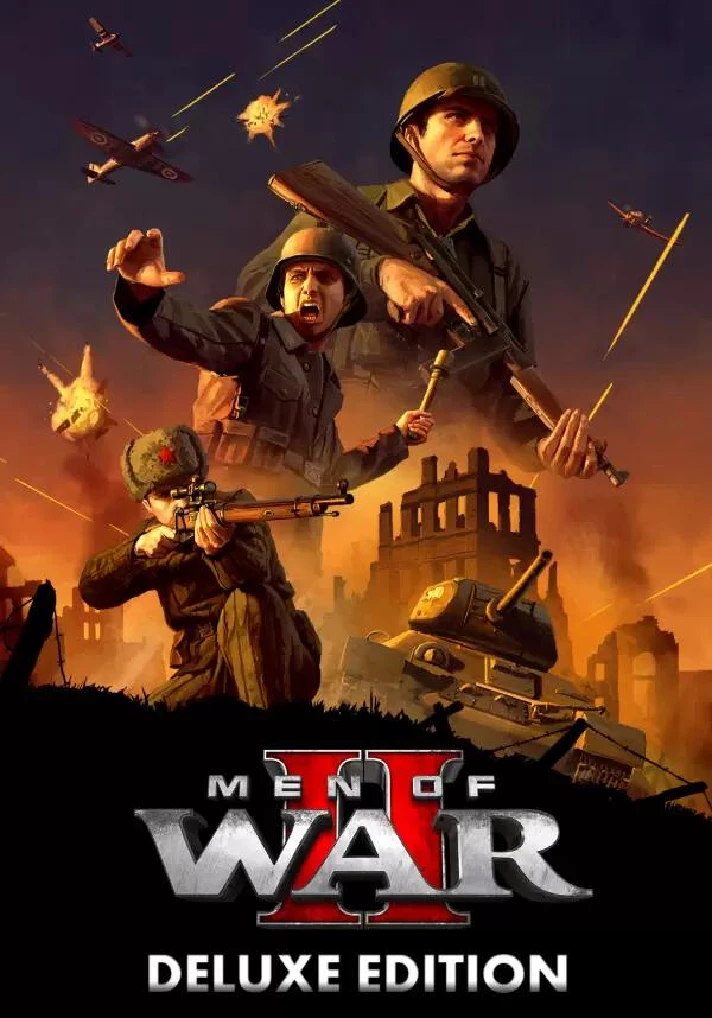 Men of War II - Deluxe Edition STEAM KEY🔑 RU+CIS+CN+LA