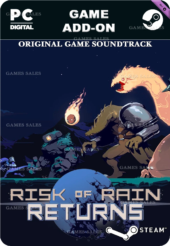 ✅💙RISK OF RAIN RETURNS SOUNDTRACK💙STEAM GIFT🤖AUTO