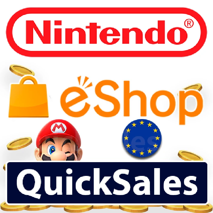 🚀AUTO🔴NINTENDO eShop🍄15 — 100🔵EUROPE GIFT KEY CODE