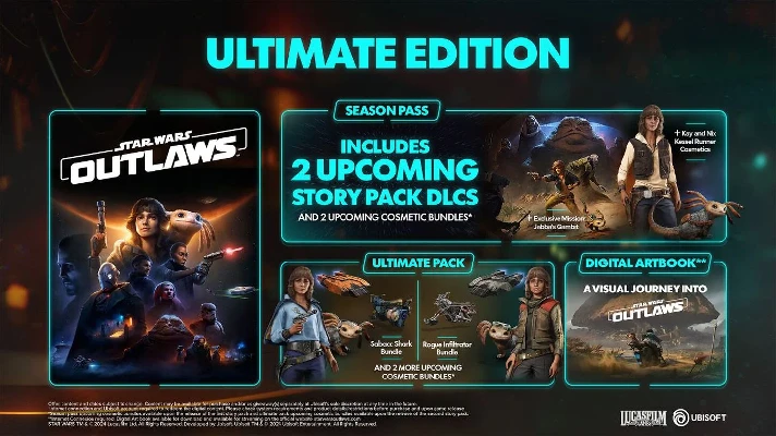 🔴STAR WARS OUTLAWS ULTIMATE🔴✅ALL DLC✅GLOBAL